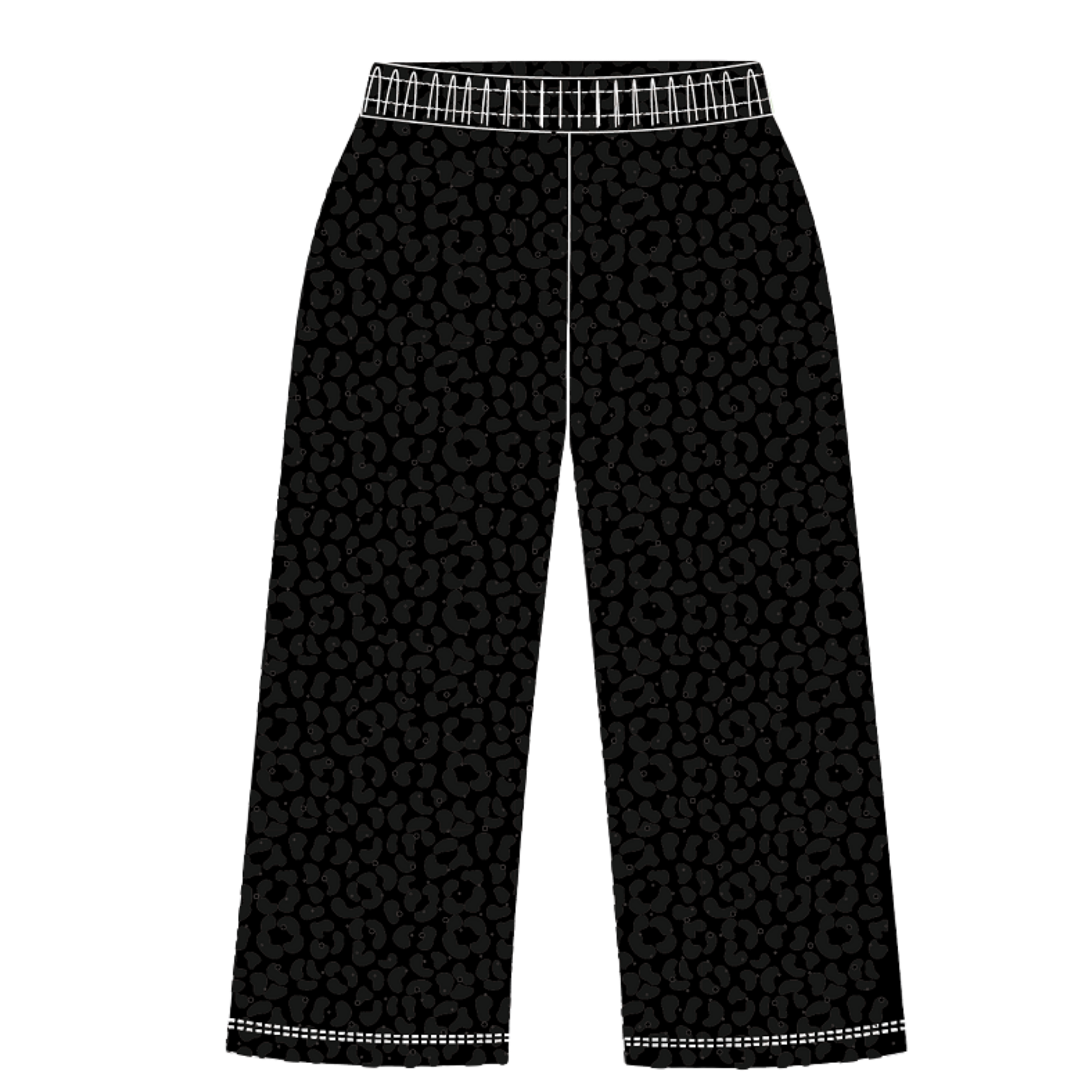 "EXOTIC" Black Jaguar Sweats